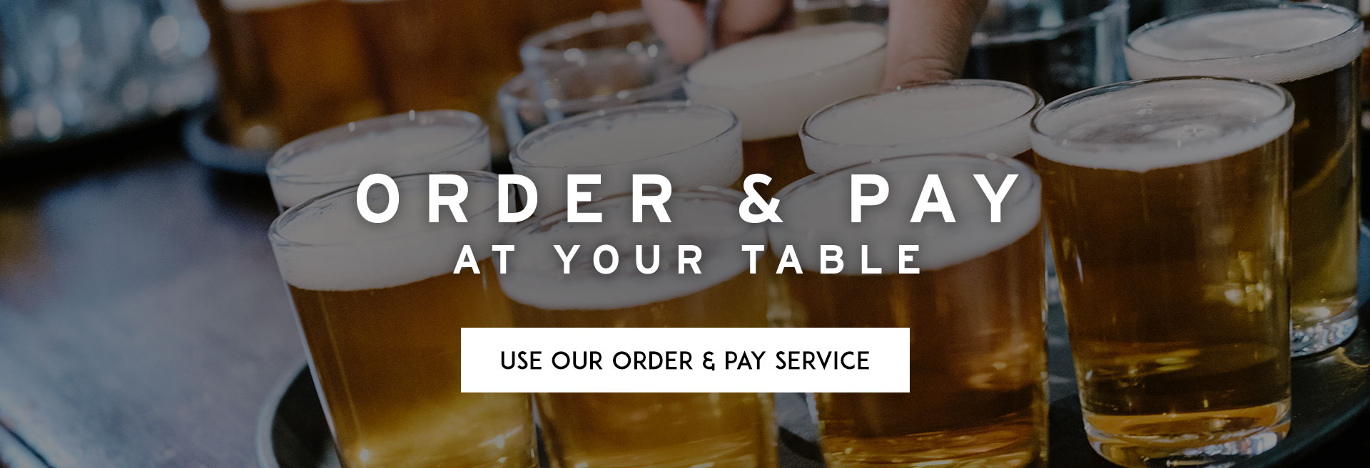 Order at table at The Jolly Gardeners hero