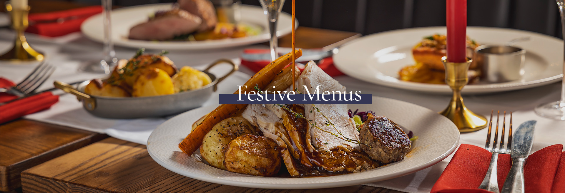 Festive Christmas Menu at The Jolly Gardeners