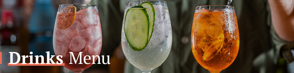 Drinks Menu at The Jolly Gardeners